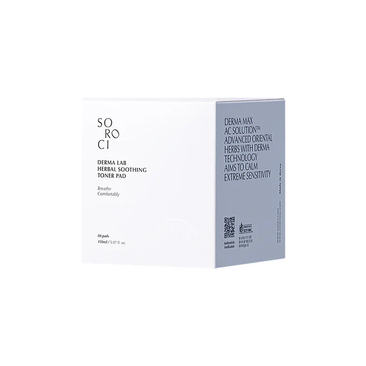 SOROCI "Derma Lab Herbal" raminamieji diskeliai (80 diskelių), 150 ml