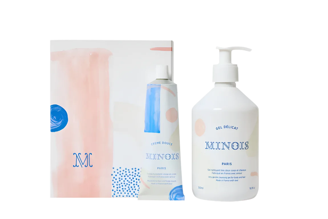 Minois Paris Dovanų dėžutė - prausiklis ir kremas