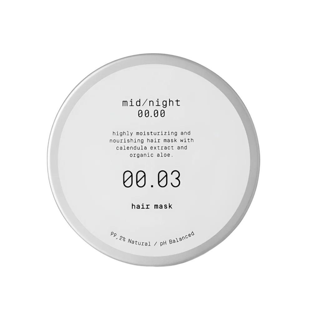 Mid/night 00.00 Plaukų kaukė / Hair Mask 00.03, 200ml