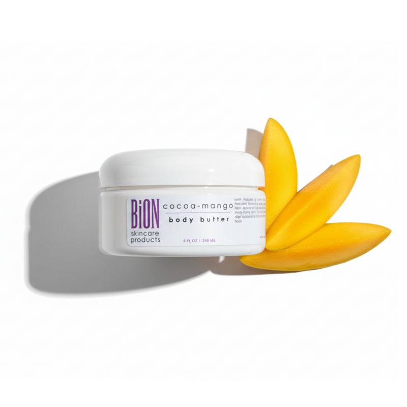 BiON Skincare Cocoa Mango Body Butter - ekologiškas kūno sviestas 240ml