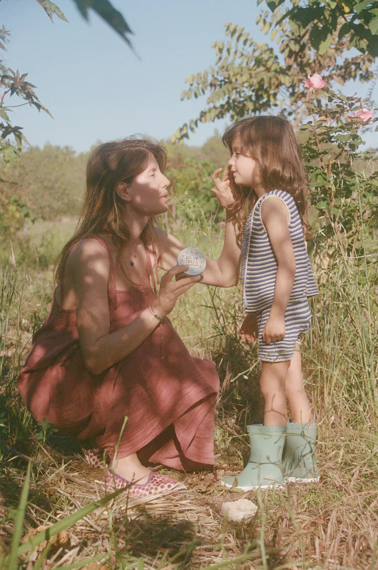 SOL DE IBIZA apsauginis kremas veidui ir kūnui nuo saulės vaikams BABY&KIDS SPF 30, 100 g