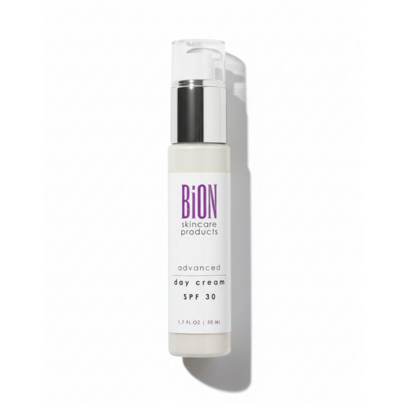 BiON Skincare Advanced Day Cream SPF 30 - dieninis kremas su fiziniu apsaugos nuo saulės poveikiu 50/120ml