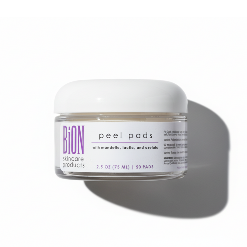 BiON Skincare Peel Pads - 5% AHA šveitimo padeliai 50vnt