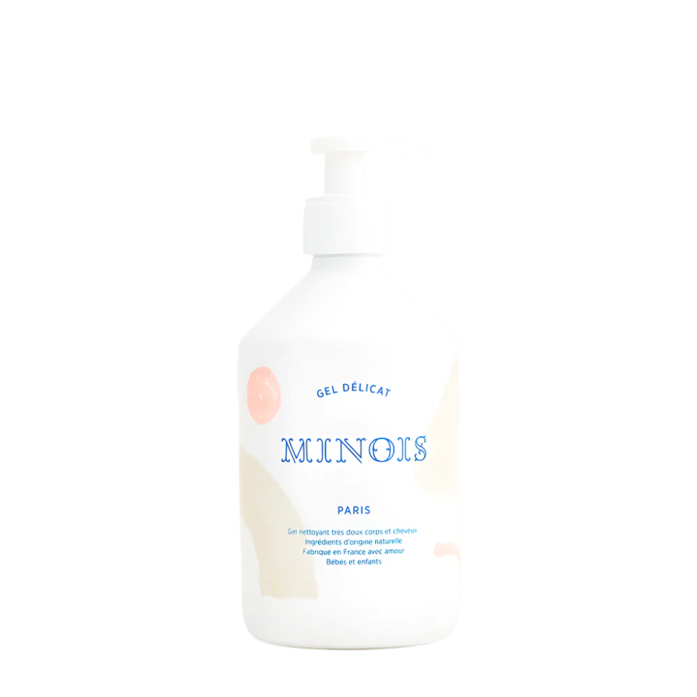 Minois Paris Gel Delicat – Labai švelnus plovimo gelis kūnui ir plaukams 500ml