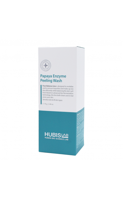 HUBISLAB PURE BALANCE VEIDO ŠVEITIKLIS SU PAPAJOS FERMENTAIS, 70 G