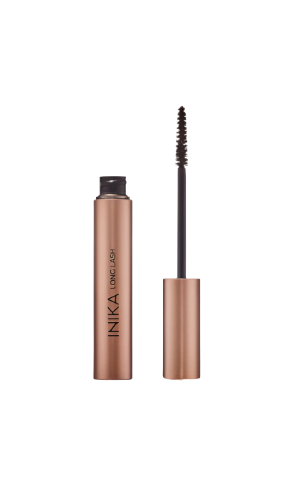 INIKA ORGANIC ILGINAMASIS VEGANIŠKAS BLAKSTIENŲ TUŠAS - Juodas, 8 ml