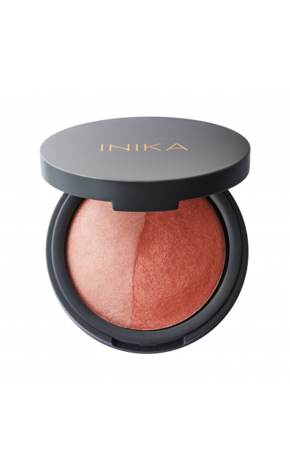 INIKA ORGANIC KOMPAKTINIAI MINERALINIAI SKAISTALAI DUO - Pink Tickle, 6.5 g