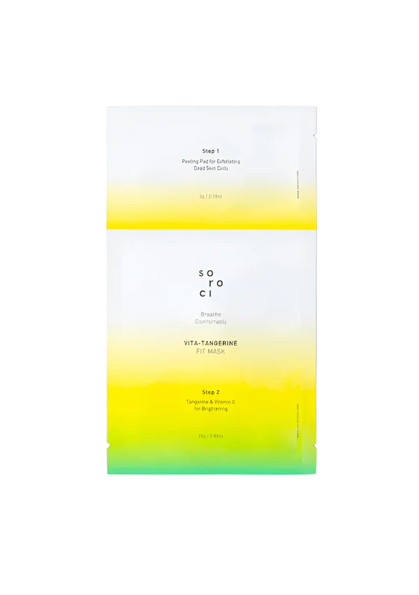 SOROCI lakštinė kaukė "Vita-Tangerine", 3 g + 25 g